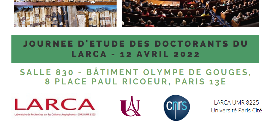 JOURNEE D’ETUDE DES DOCTORANTS DU LARCA