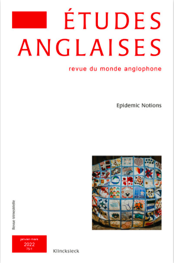 Parution de la revue Etudes anglaises sur la thématique Epidemic Notions, coordonnée par Sophie Vasset