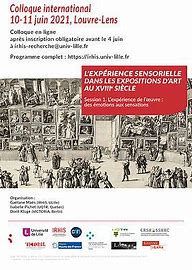 Frédéric Ogée (LARCA) : L’expérience du sensible : nature et vérité dans le premier portrait anglais, de William Hogarth à Thomas Lawrence (Louvre-Lens, 10-11 juin 2021)