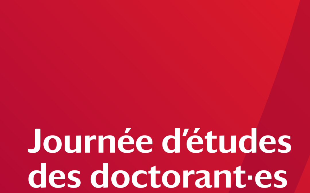 Journée d’études des doctorant·es du LARCA – Présentation des travaux en cours des doctorant·es et ateliers méthodologiques