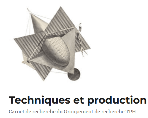 GDR Techniques et production dans l’Histoire