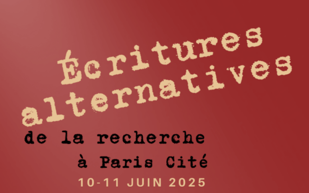 Écritures alternatives de la recherche à université Paris Cité